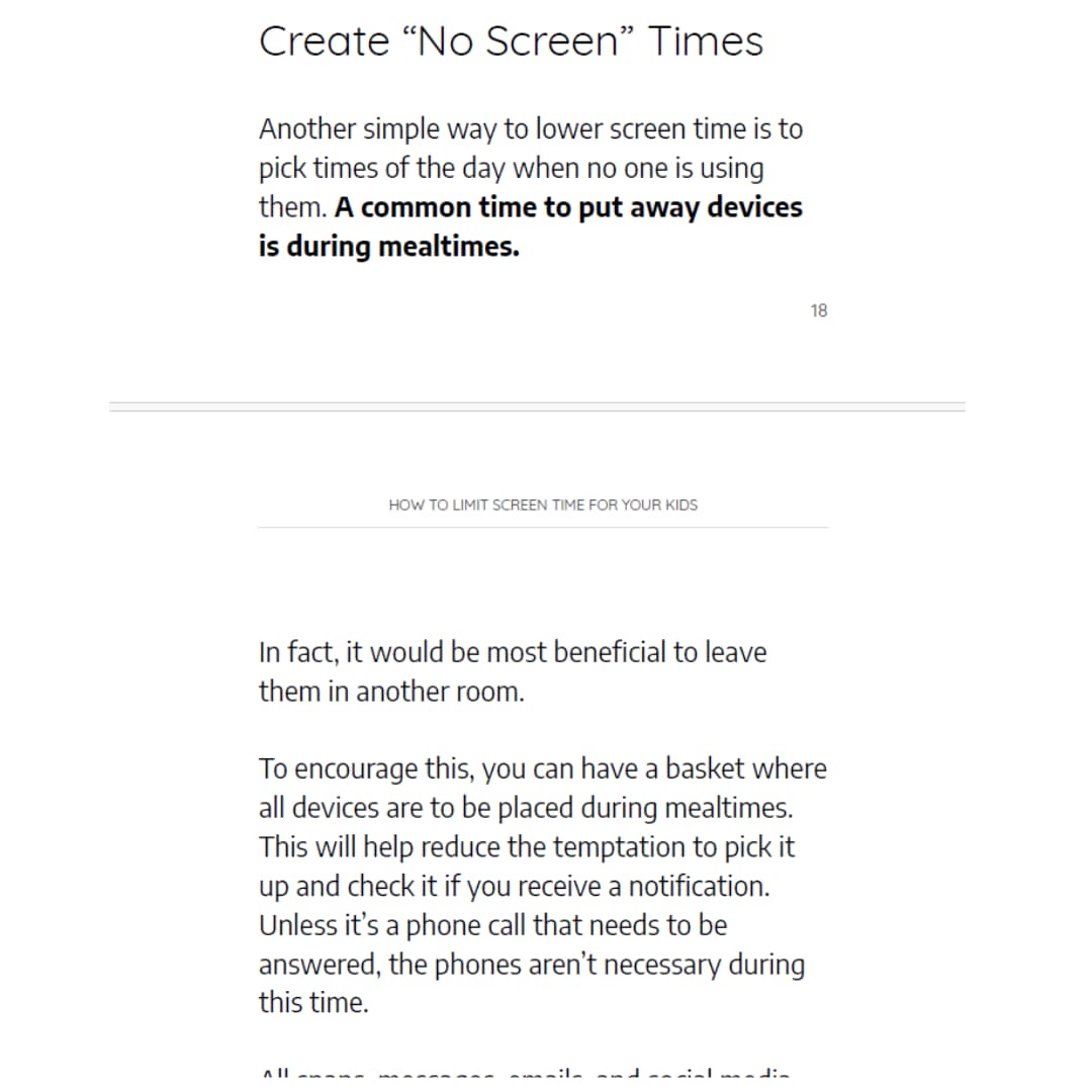 How to Limit Screen Time For Your Kids...And Maintain Your Sanity (Ebook)